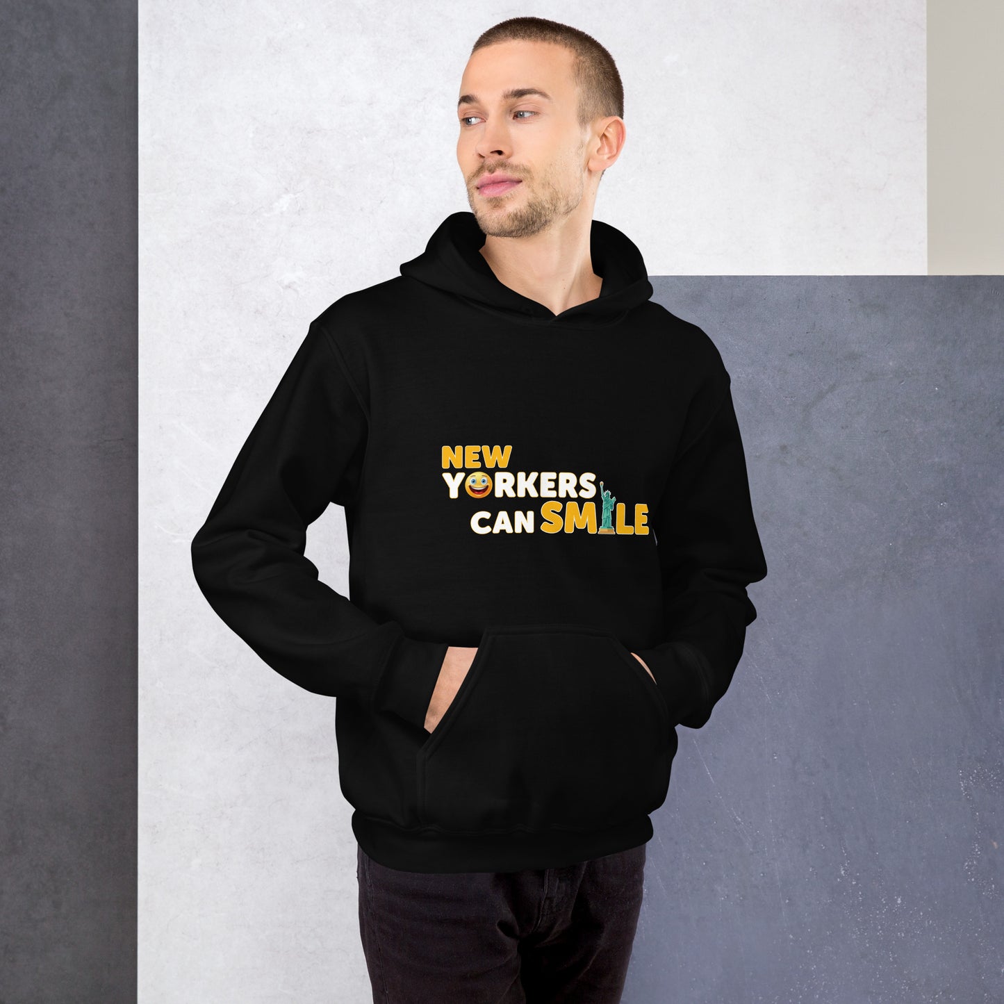 New Yorkers Can Smile Unisex Hoodie