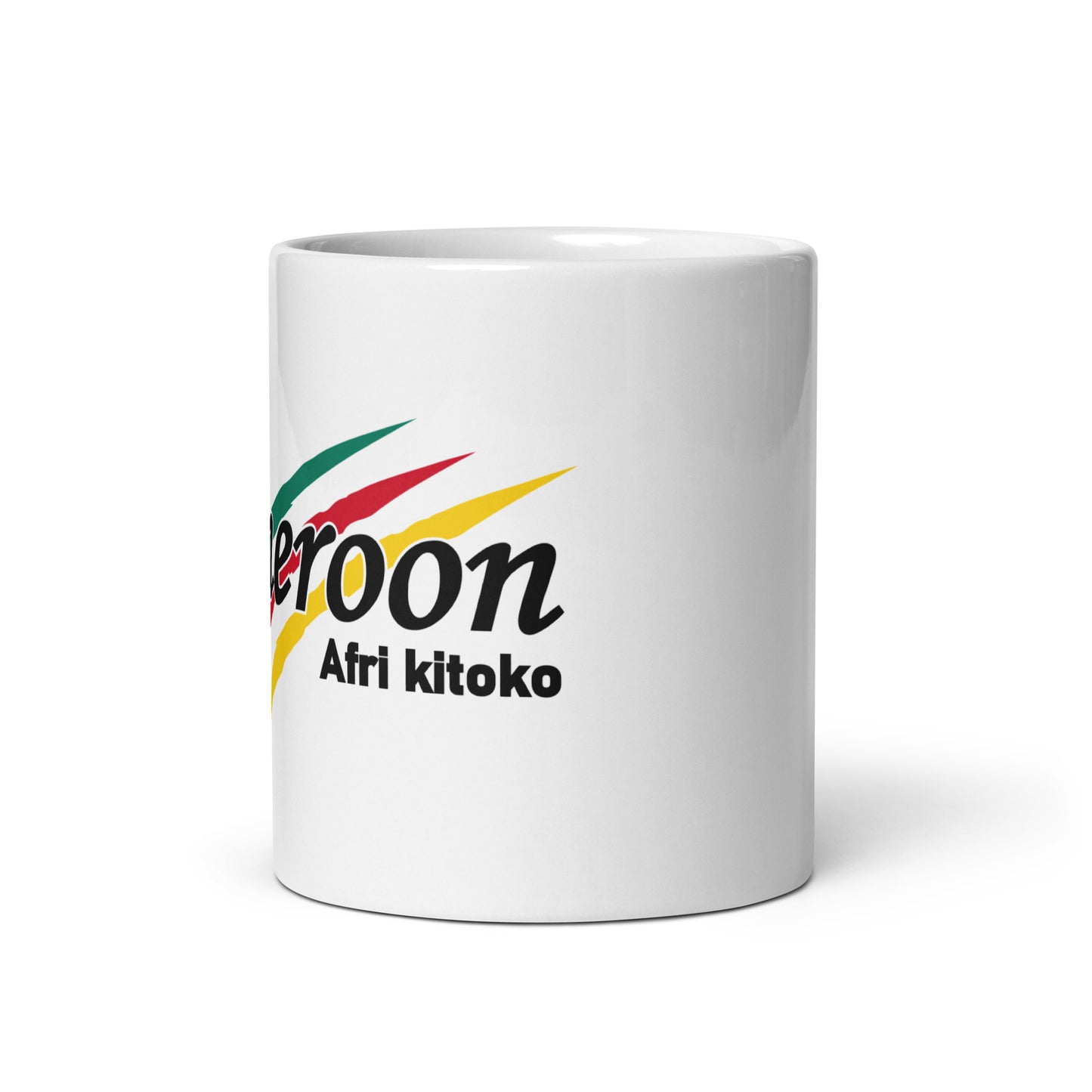 Cameroon White glossy mug