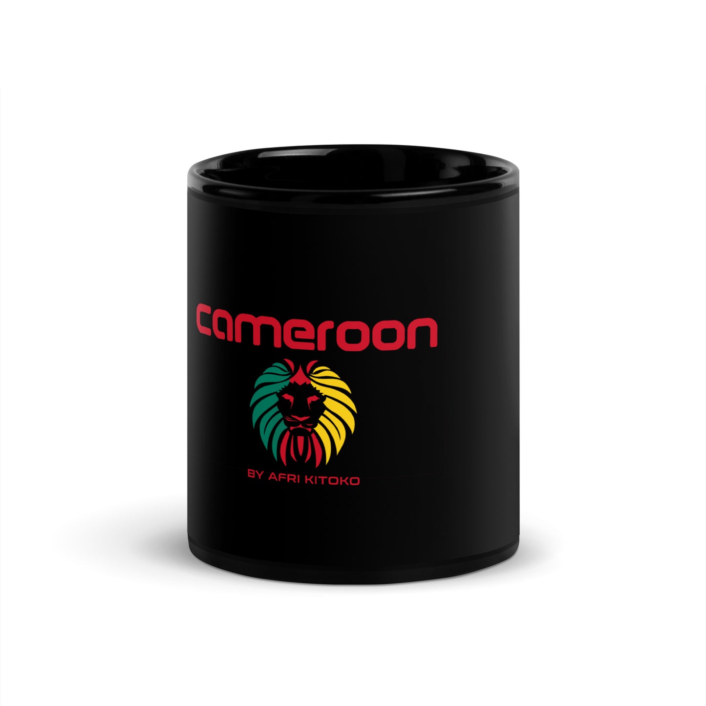 Cameroon Black Glossy Mug